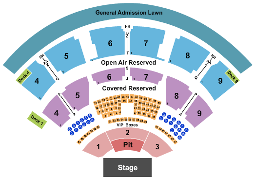 Walnut Creek Amphitheatre Blink 182 Seating Chart